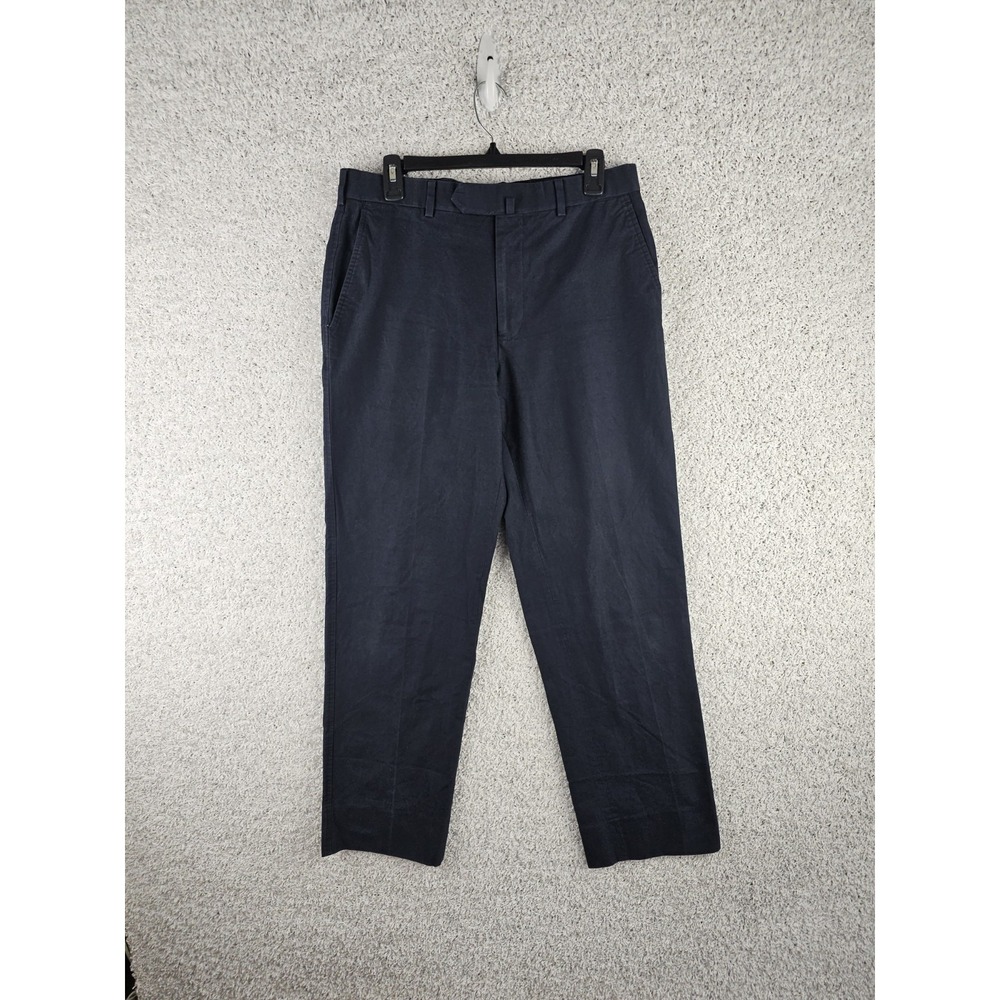 Brooks Brothers 1818 Fitzgerald Chino Pants‎ Men's Size 34x32 (30.5) Navy